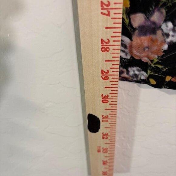 rag & bone Leggings Womens Small Black Floral Print Stretch Pull On Skinny - Picture 7 of 7